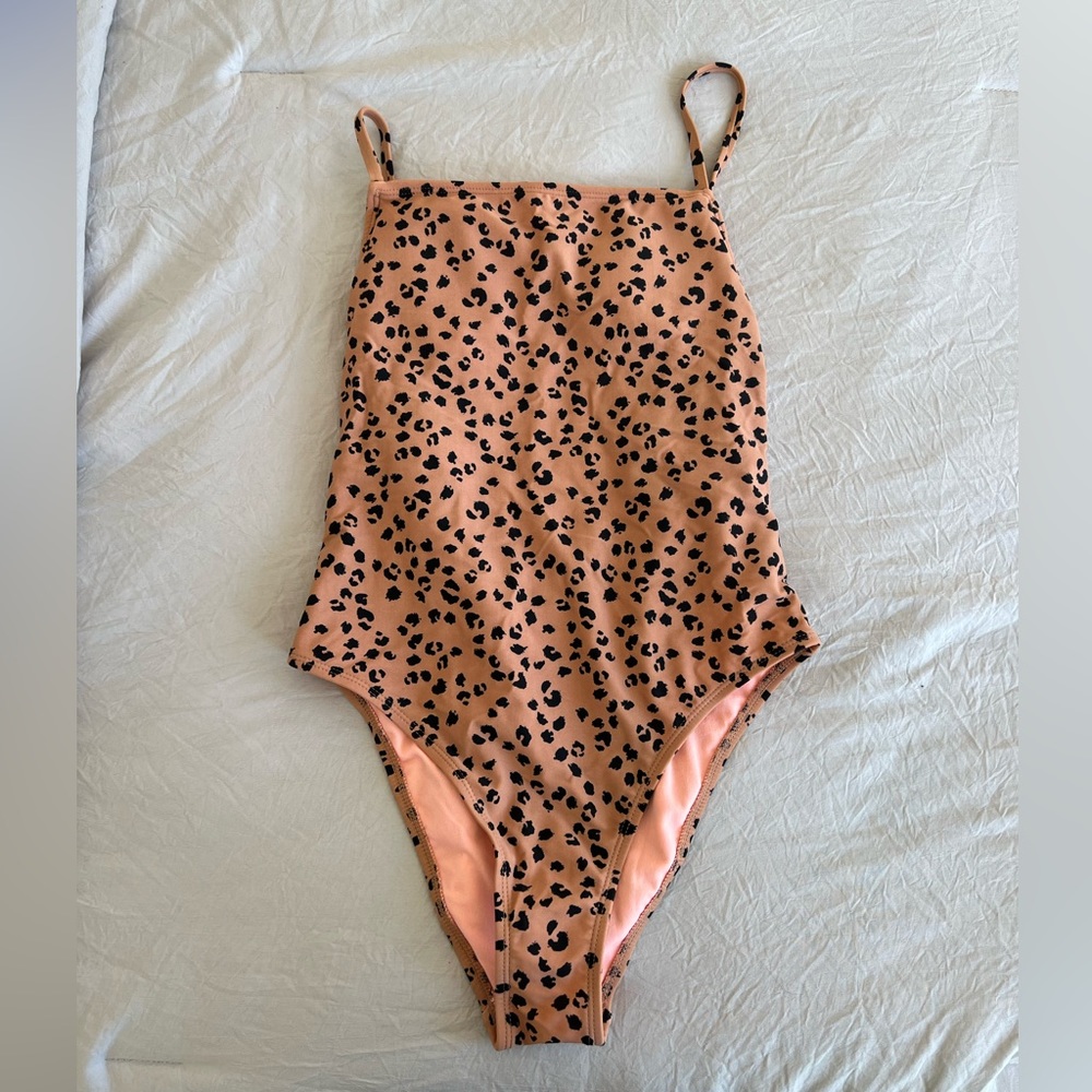 Xhilaration Cheetah Print One Piece Swimsuit